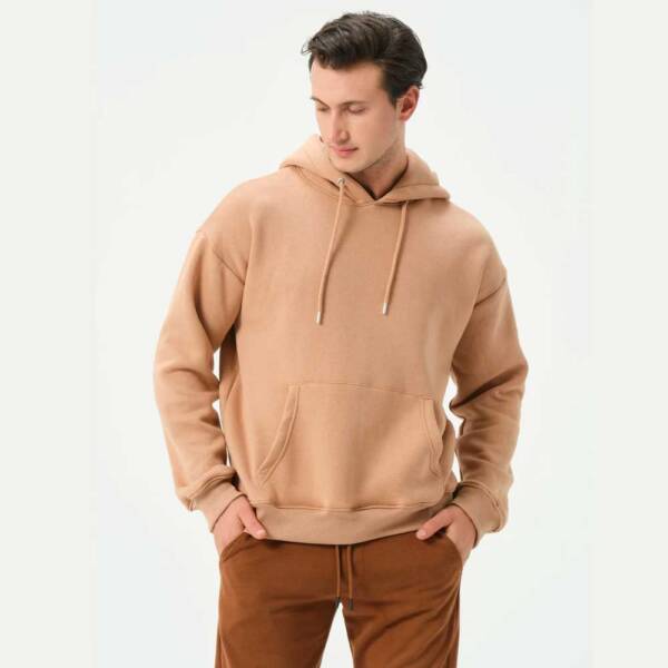 Camel Oversized Hoodie - Image 2